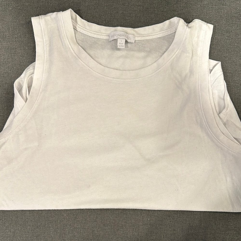 Beyond Yoga White Tank Top